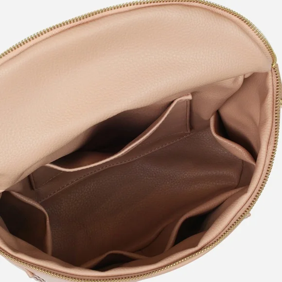 Fawn Design Mini Backpack Diaper Bag & Cosmetic Case- Warm Blush Pink - Picture 5 of 15